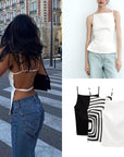 Tansy Backless Top