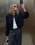 Vianne Pocket Bomber Jacket