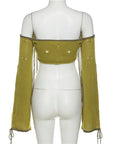 Olive Sabrina Top
