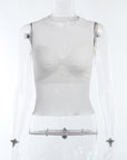 Brina Sheer Top