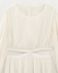Rue Pleated Cut Out Dress