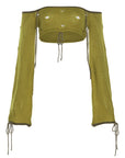 Olive Sabrina Top