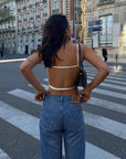 Tansy Backless Top
