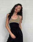Ruka Two Tone Tank Top