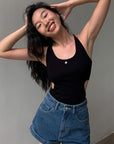 Brella Cut Out Tank Top