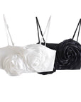 Raised Flowers Crop Top