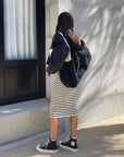 Striped Knit Dress / Tank Top