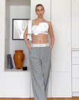 Raised Flowers Crop Top