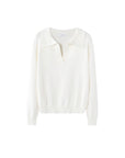 Wenly White Sweater