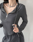 Morfie Hoodied Top