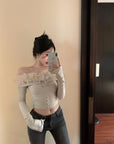 Ledare Sabrina Fur Top