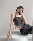 Maisyn Lace Up Tank Top