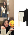Han So-hee Two Tone Top