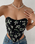 Alaia Floral Corset Top