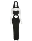 Rose Black Dress