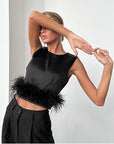 Aleta Feather Top