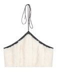 Won-young Fur Halter Top