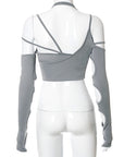 Hutley Cut Out Crop Top
