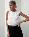 Aleta Feather Top