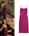 Octavia Bling Pink Dress