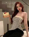 Kveta Stripe Tube Top