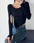 Elvena Cut-Out Top
