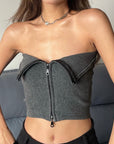 Vidar Zip Tube Top