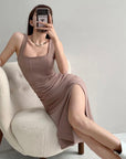 Aita Slit Dress