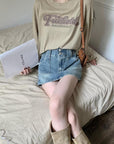 Hiera Denim Skirt
