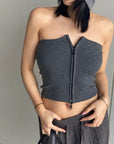 Vidar Zip Tube Top