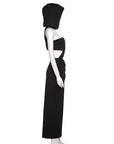 Rose Black Dress