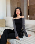 Gizel Sabrina Top