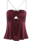 Lavera Bling Halter Tank Top