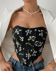 Alaia Floral Corset Top