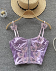 Lavende Mariposa Tank Top