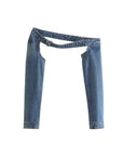 Galvi Denim Crop Top