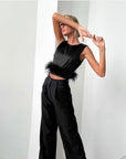 Aleta Feather Top