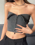 Vidar Zip Tube Top