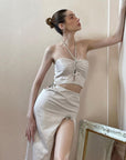 Marylou Ribbon Halter Top