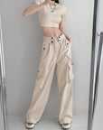 Agra Collar Waist Pants