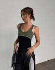 Ruka Two Tone Tank Top