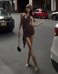 Charlotte Brown Dress