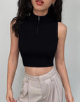 Spencer Half Zip Vest Top