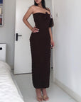 Paulette Brown Dress