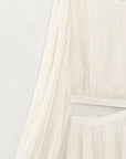 Rue Pleated Cut Out Dress