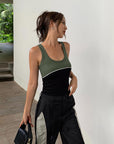 Ruka Two Tone Tank Top