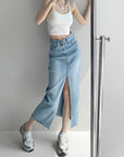 Mirra Denim Skirt
