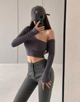 Parcia One Shoulder Top