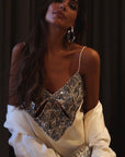 Navier Sequin Dress