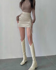Lennox Leather Skirt